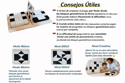 Rompecabezas de bloques de batalla Montessori 🎁📚